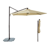 Sekey Ampelschirm 300 cm – Aluminium Sonnenschirm mit 360° Drehung, Neigefunktion, UV50+ Schutz